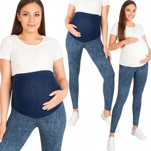 Leginsy Ciążowe Getry Rozm Xl Legginsy Z Panelem - Spodnie ciążowe - miniaturka - grafika 1