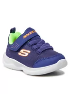 Buty dla chłopców - Skechers Sneakersy Mini Wanderer 407300N/NVLM Granatowy - miniaturka - grafika 1