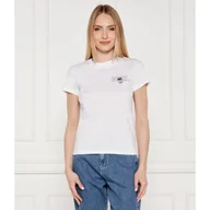 Koszulki i topy damskie - Karl Lagerfeld T-shirt ikon seasonal Slim Fit - miniaturka - grafika 1