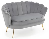 Sofy i kanapy - Szara Nowoczesna Sofa W Kształcie Muszelki - Vimero 4X 131X77 - miniaturka - grafika 1