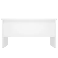 Ławy i stoliki kawowe - Lumarko Stolik kawowy, biały, 80x50x42,5 cm, materiał drewnopochodny - miniaturka - grafika 1