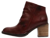 Botki damskie - Fly London Damskie botki BELL061FLY, Oxblood, 40 EU, czerwony (Oxblood), 40 EU - miniaturka - grafika 1
