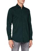 Koszule męskie - Pierre Cardin Męska koszula z długim rękawem, zielony, 42 PL - miniaturka - grafika 1
