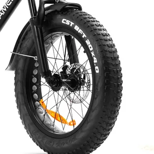 SAMEBIKE XWC05 Electric Mountain Bike 20'' Tire 750W Brushless Geared Motor 13Ah Battery 35km/h Max Speed - Silver - Rowery elektryczne - miniaturka - grafika 8