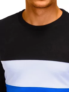 Bluza męska bez kaptura - niebieska B925 - Bluzy męskie - miniaturka - grafika 4
