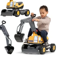 Zestawy naczyń dla dzieci - FALK Koparka Przegubowa Volvo Obrotowa Kabina Łopata Pług - miniaturka - grafika 1