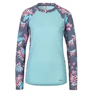 Koszulki i topy damskie - Firefly Damski t-shirt Mina T-shirt damski szary Solid/Flower 38 - miniaturka - grafika 1
