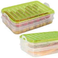 Pojemniki kuchenne - Pojemnik organizer na wędliny sery 2-poziomowy 122608 - miniaturka - grafika 1