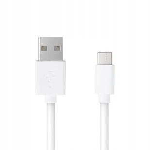 KABEL USB - USB-C DO ŁADOWANIA TELEFONU 2A SZYBKIE ŁADOWANIE BIAŁY 1m VAYOX - Kable USB - miniaturka - grafika 1