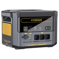 Akumulatory ogólnego zastosowania - VTOMAN FlashSpeed 1500 Portable Power Station 1548Wh LiFePO4 Battery 1500W Output 12V DC and 100W Type-C Ports with 12 Port - miniaturka - grafika 1