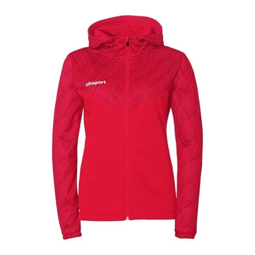 uhlsport Piłka nożna Progressive 28 Multi Hood kurtka – damska kurtka treningowa, sportowa bluza z kapturem i stójką