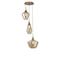 Lampy sufitowe - Mia lampa wisząca 3-punktowa antyczny mosiądz 5423-3AB - miniaturka - grafika 1