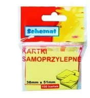 Szkolne artykuły papiernicze - Karteczki samoprzylepne 38x51mm 100szt - Schemat - miniaturka - grafika 1
