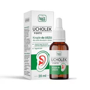 PROLAB Ucholek forte krople do uszu 20 ml - Wzrok i słuch - miniaturka - grafika 1