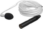 Mikrofony estradowe - AKG CHM 99 W mikrofon kardioidalny biały z 10m kablem i uchwytem do podwieszenia pod sufitem w zestawie gąbka/wiatrochron - miniaturka - grafika 1