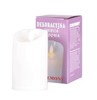 Dekoracyjna Świeca Z Ruchomym Płomieniem Lc3 + Baterie