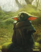 Podkładki pod mysz - PODKŁADKA POD MYSZ Nadruk 22x18 cm STAR WARS Yoda Gwiezdne Wojny Prezent - miniaturka - grafika 1