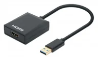 Stacje dokujące i replikatory portów - Manhattan 153690 stacja dokująca Przewodowa USB 3.2 Gen 1 (3.1 Gen 1) Type-A Czarny - miniaturka - grafika 1
