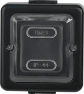 Wyłączniki światła i elektryczne - Timex elektro LOFT Łącznik pojedynczy n/t IP44 czarny /czarny ogumowany klawisz/ WNT-1J CZA WNT-1J CZA - miniaturka - grafika 1