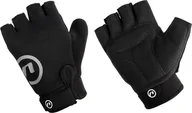 Rękawiczki rowerowe - Accent Rękawiczki rowerowe Accent Blacky czarne L uniwersalny - miniaturka - grafika 1