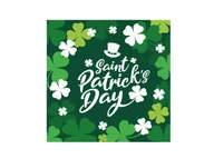 Dekoracje i nakrycia stołu na imprezę - Serwetki papierowe Dzień Świętego Patryka - 33 cm - 12 szt. - miniaturka - grafika 1
