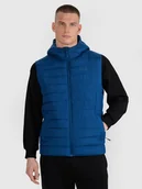 Kurtki męskie - 4F Bezrękawnik puchowy z wypełnieniem syntetycznym męski - granatowy 3XL - miniaturka - grafika 1