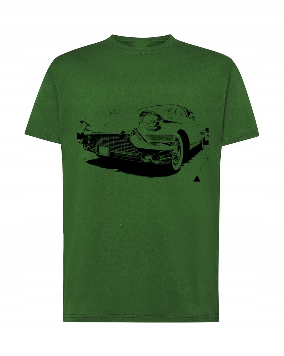 T-Shirt męski nadruk Klasyczne Auto Rozm.5XL