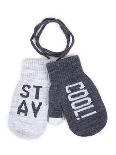 Rękawiczki Chłopięce Jednopalczaste Ze Sznurkiem Dotykowe Stay Cool! 12 Cm - Rękawiczki dla dzieci - miniaturka - grafika 1