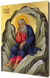 Ikona Świętego Eliasza - Ikony i obrazy sakralne - miniaturka - grafika 1