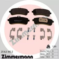 Klocki hamulcowe - Klocki hamulcowe - komplet ZIMMERMANN 25163.185.2 - miniaturka - grafika 1