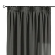 Zasłony - Dekoria Zasłona na taśmie marszczącej 1 szt. szary 1szt 130 × 260 cm Quadro 300-136-14 - miniaturka - grafika 1