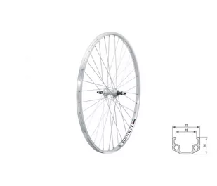 Kellys Koło rowerowe tylne kellys event r 28" srebrny - Koła rowerowe - miniaturka - grafika 1