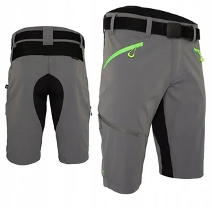 Spodenki rowerowe Silvini Rango Pro Mtb Enduro grey lime black M - Spodenki rowerowe - miniaturka - grafika 1