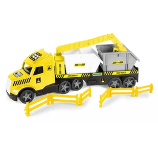 Wader Magic Truck Technic laweta z kontenerami 36471 - Samochody i pojazdy dla dzieci - miniaturka - grafika 1