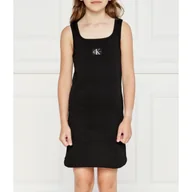 Sukienki i spódniczki dla dziewczynek - CALVIN KLEIN JEANS Sukienka - miniaturka - grafika 1