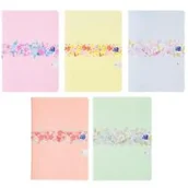 Zeszyty szkolne - Zeszyt A5/60K kratka Flowers (5szt) OXFORD - miniaturka - grafika 1