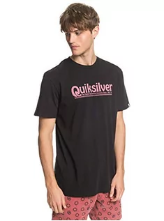 Koszulki męskie - Quiksilver koszulka Newslangss Black KVJ0) rozmiar M - grafika 1