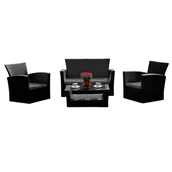 Meble ogrodowe - Bello Giardino Meble ogrodowe z technorattanu UNICO ZO.014.007 - miniaturka - grafika 1