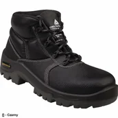 Obuwie robocze - Delta Plus Trzewiki ze skórzanego kruponu barwionego kolor czarny rozmiar 36 PROTOSPNO36 PROTOSPNO36 - miniaturka - grafika 1