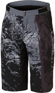Koszulki rowerowe - Szorty MTB Woods grafitowo-czarny kamuflaż - miniaturka - grafika 1