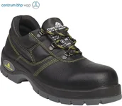 Obuwie robocze - DELTAPLUS JET2 S1P SRC PÓŁBUTY ZE SKÓRZANEGO KRUPONU BARWIONEGO, PODESZWA Z DWUWARSTWOWEGO PU (CZARNY) - miniaturka - grafika 1