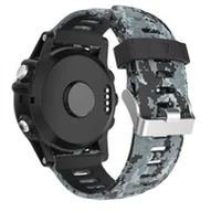 Akcesoria do pulsometrów i zegarków sportowych - PASEK SILIKONOWY DO GARMIN FENIX 3 / 3HR / 5X / 5X PLUS - miniaturka - grafika 1