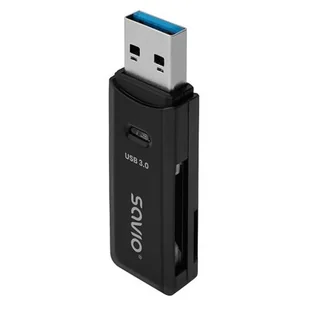 SAVIO CZYTNIK KART SD, USB 3.0 AK-64 - Czytniki kart pamięci - miniaturka - grafika 1