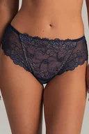 Majtki damskie - AVA Figi damskie AV 2137 S NAVY BLUE - miniaturka - grafika 1