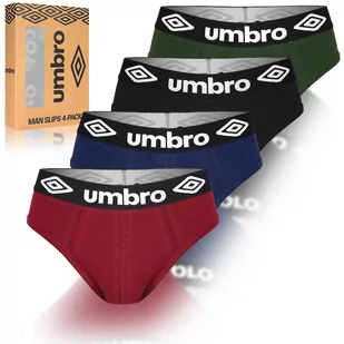 Umbro Slipy Majtki Męskie Bawełniane 4 sztuki Rozmiar L - Majtki męskie - miniaturka - grafika 1
