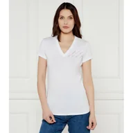 Koszulki i topy damskie - Armani Exchange T-shirt Slim Fit - miniaturka - grafika 1
