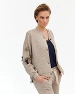 Swetry damskie - Bomberka sweterkowa - miniaturka - grafika 1