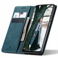 Etui i futerały do telefonów - Spacecase Etui Wallet Redmi Note 11/11s blue - miniaturka - grafika 1