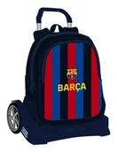 Plecaki - Safta, ergonomiczny plecak z wózkiem Evolution F.C. Barcelona 1. Wyposażenie 22/23, 320 x 160 x 440 mm Mieszane Dziecięce, Granat, Estándar, granatowy, granat - miniaturka - grafika 1