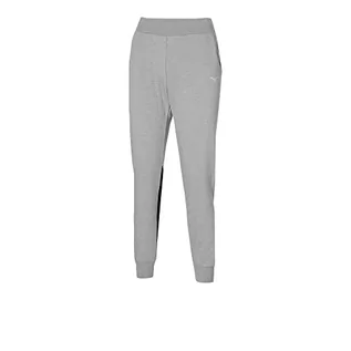 Spodnie damskie - Mizuno Damskie spodnie dresowe, szare, L, szary, L - grafika 1